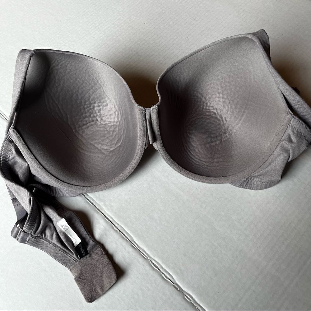 Ambrielle Bra Gray 40DD underwire padded full figure everday full coverage - Picture 2 of 8